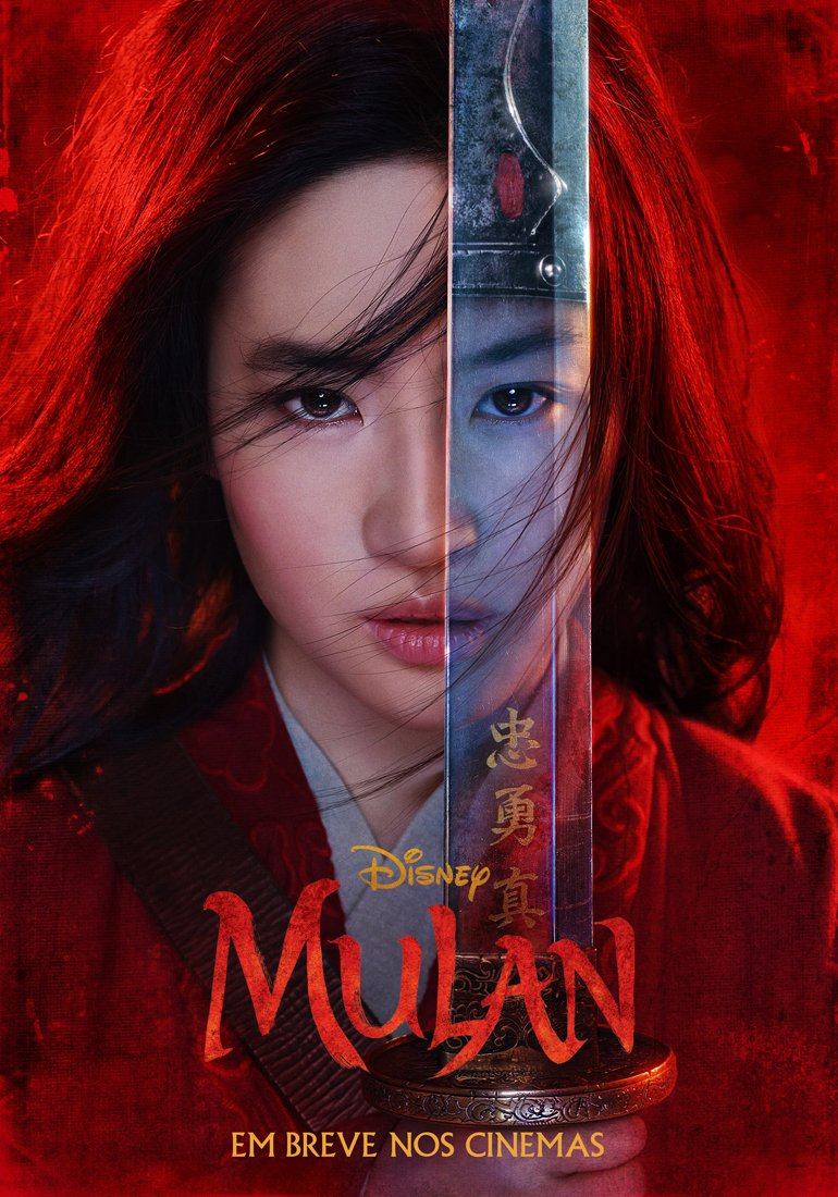 Pôster do filme live action Mulan (2020) | Divulgação (Disney)