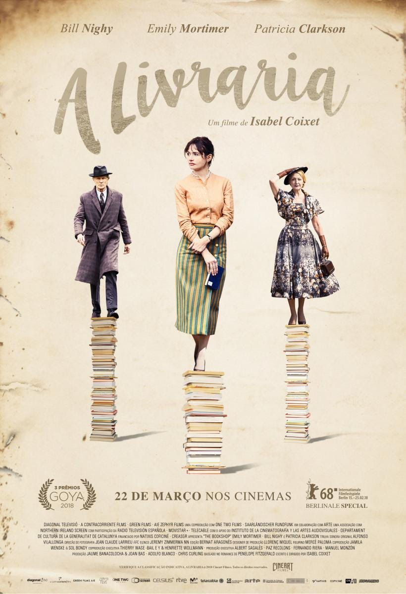 Cartaz de A Livraria (2017) | Divulgação (Cineart)