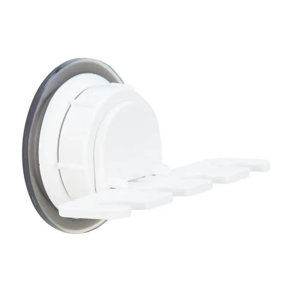 ที่วางแปรงสีฟัน (4อัน) แบบพับได้  - สีขาว