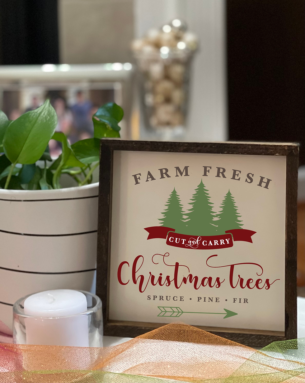 Thumbnail: Farmhouse Christmas Signs - 8x8