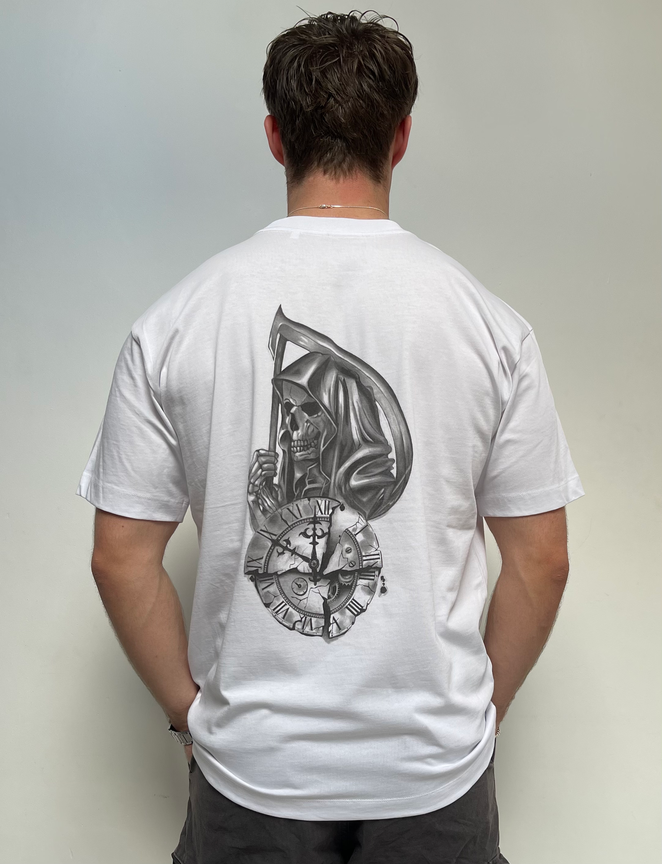 10 To Midnight White Oversized T-Shirt