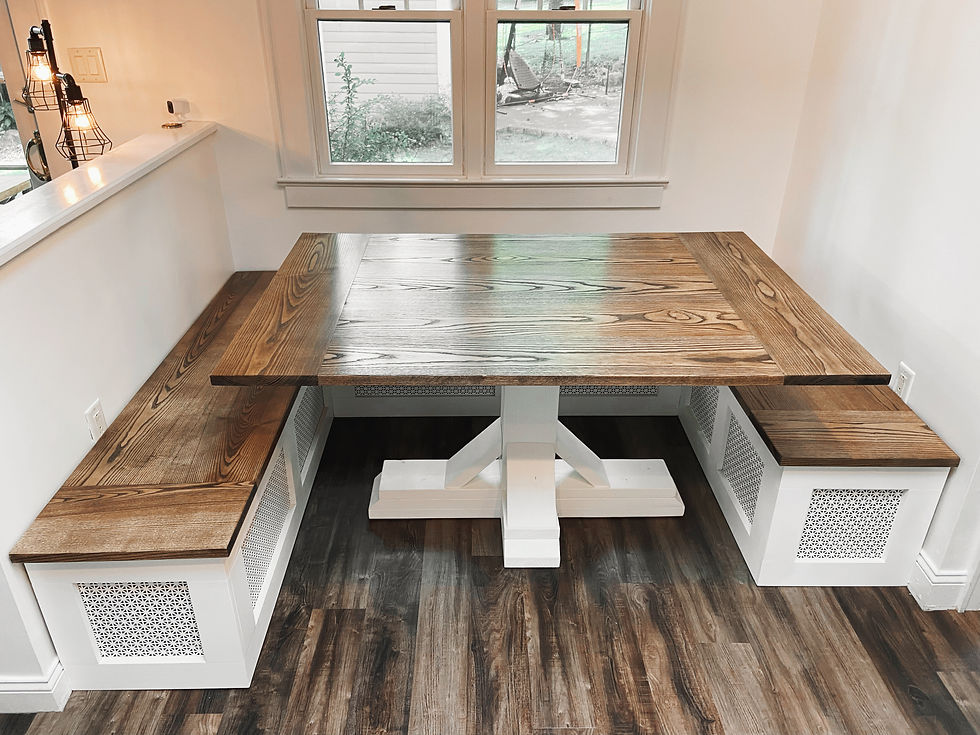 Thumbnail: Collinwood Breakfast Nook and Pedestal Table