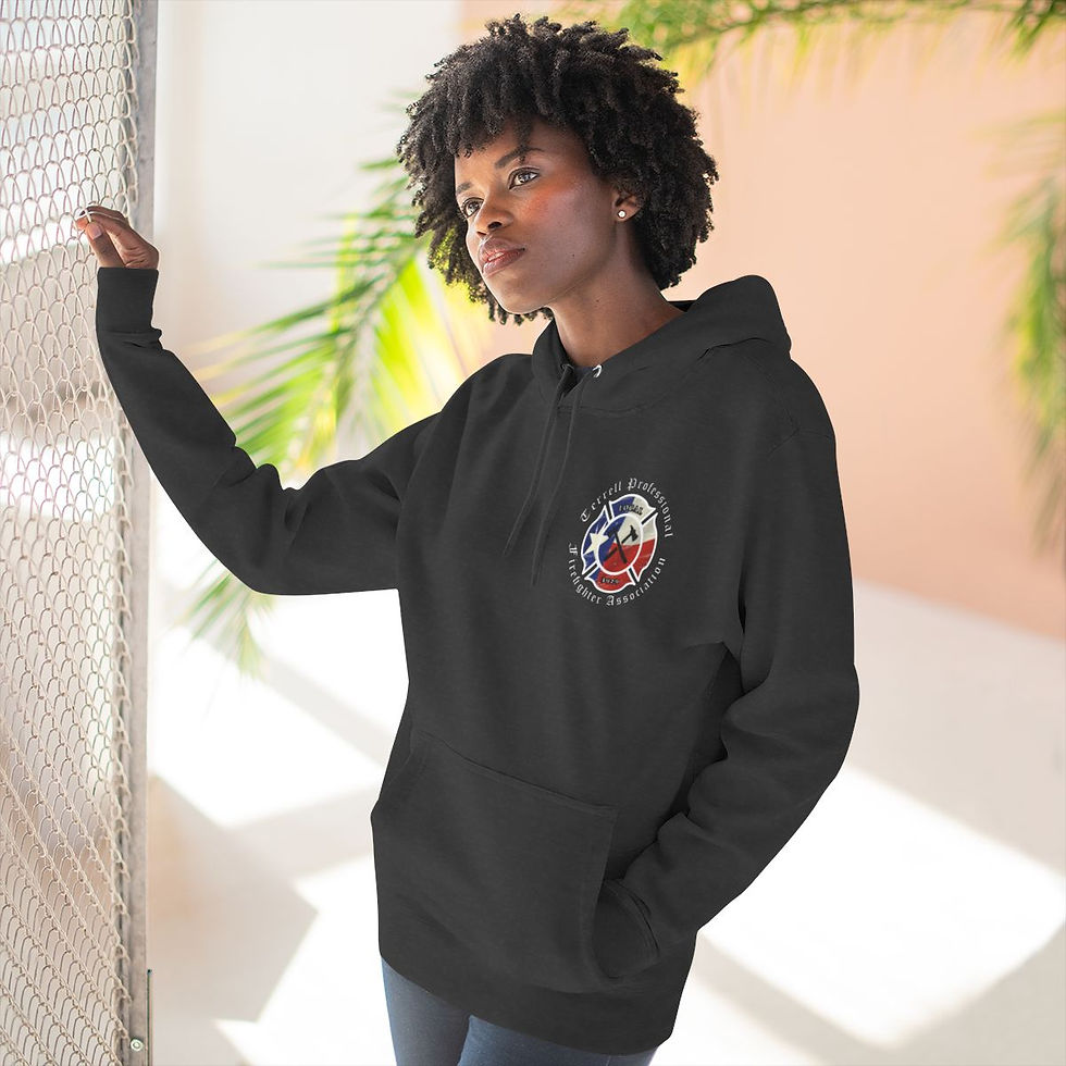 Thumbnail: TPFFA Hoodie-White Logo with Logo Back