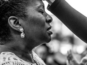 The laying on of the hands