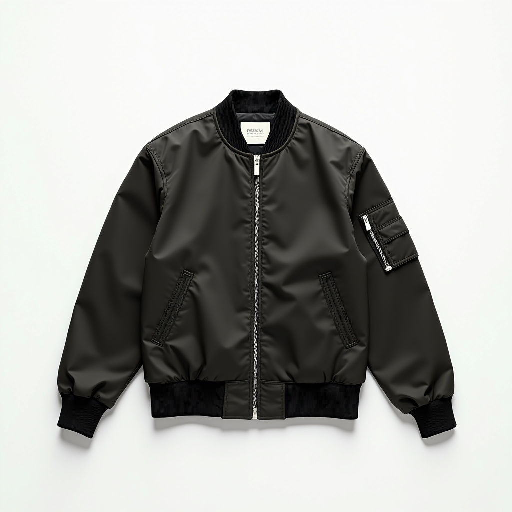 Wool Blend Bomber