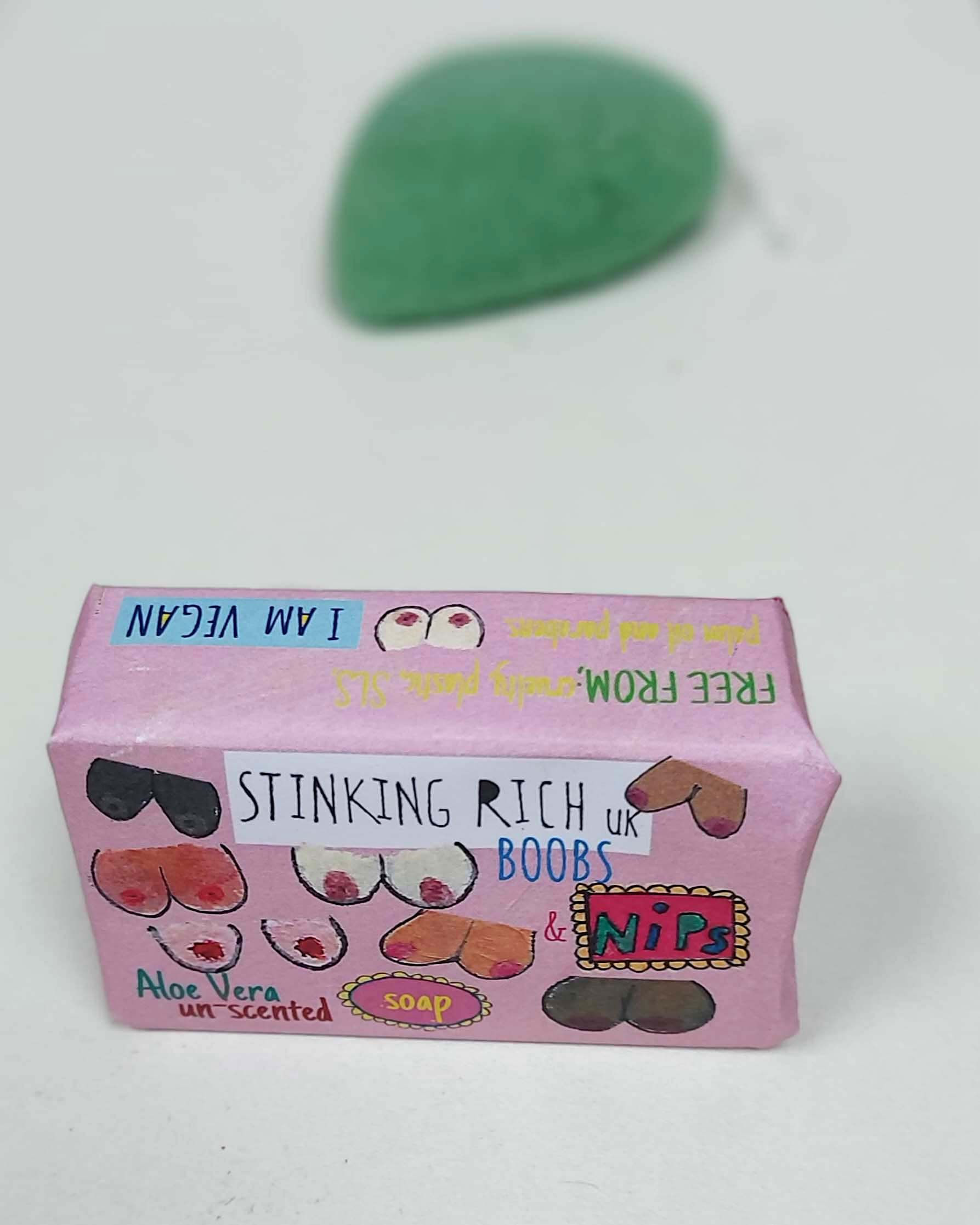 Boobs and Nips Soap & Aloe Vera Facial Konjac Sponge