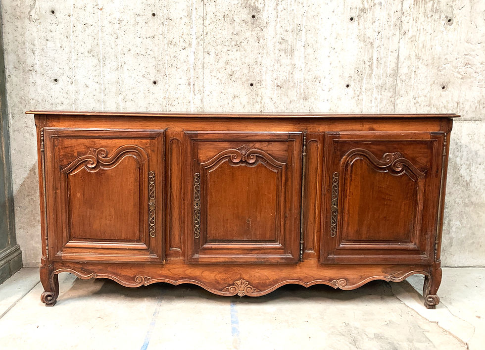 Thumbnail: Long Three Door Fruitwood Buffet