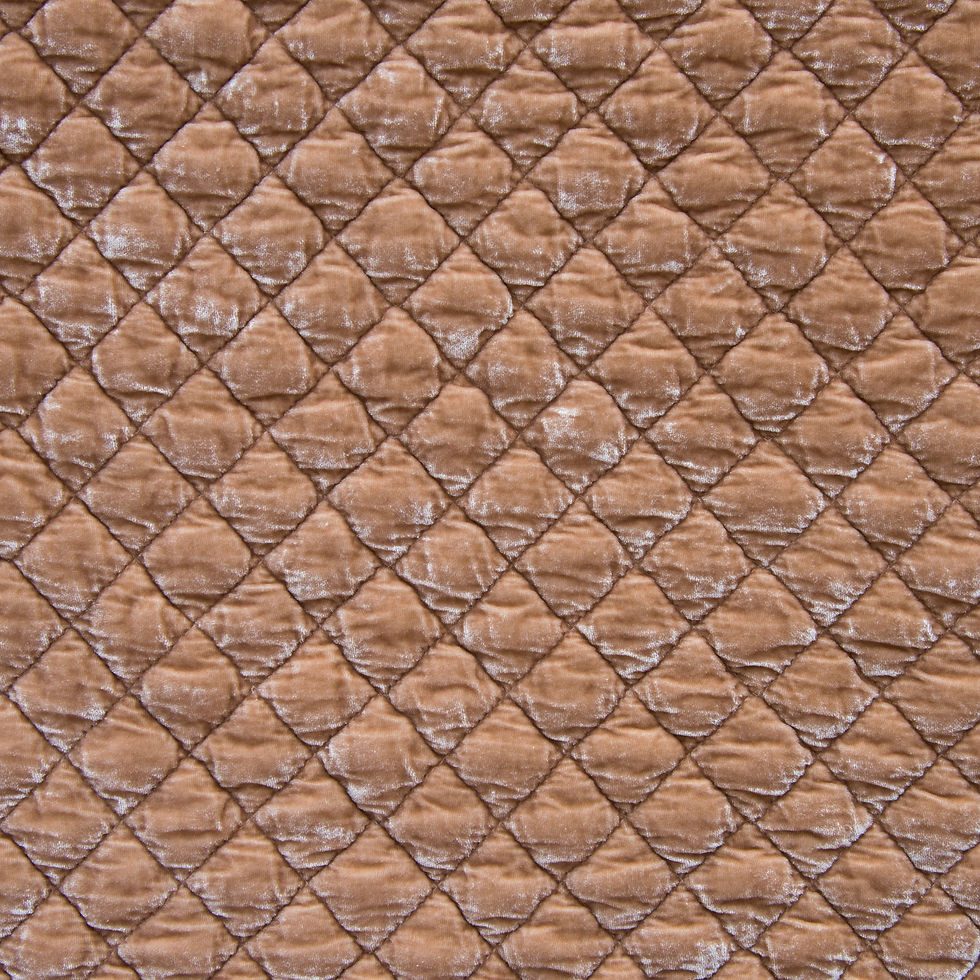 Thumbnail: Silk Velvet Quilted Swatch