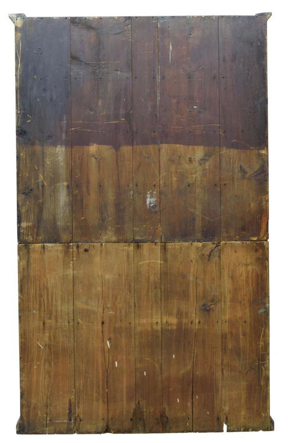 Thumbnail: Rustic Colonial Pine Pewter Cupboard