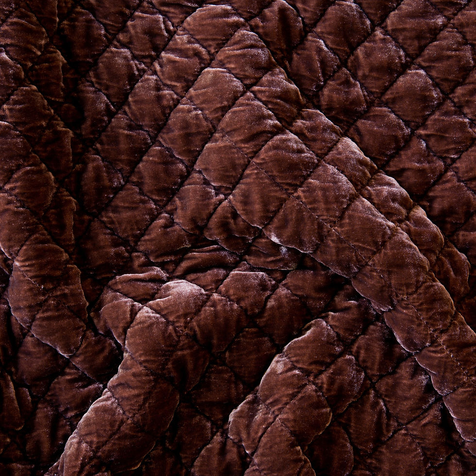 Thumbnail: Silk Velvet Quilted Swatch