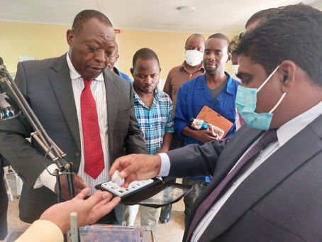 HIGH COMMISSIONER OF INDIA VISITS INCUBATION CENTRE MPONELA