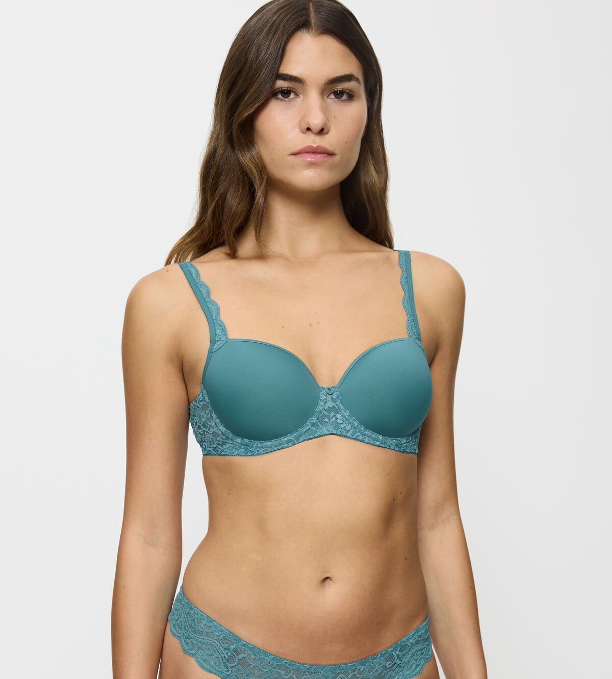 Triumph Amourette WP - חזיית ריפוד קל עם קשת טריומף טורקיז