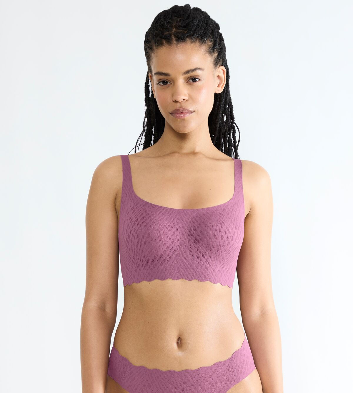 Sloggi ZERO Feel Bliss Top  - גוזיה טופ תחרה ללא ברזל סלוגי