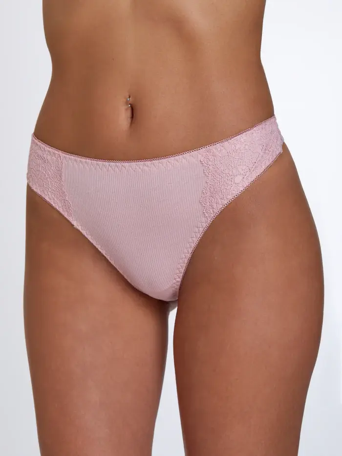 תמונה ממוזערת: BONITA RIB LACE STRING תחתון חוטיני