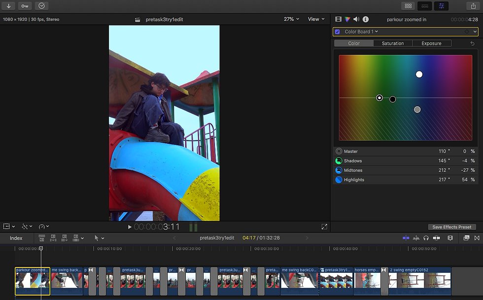 some of the effects for the first half