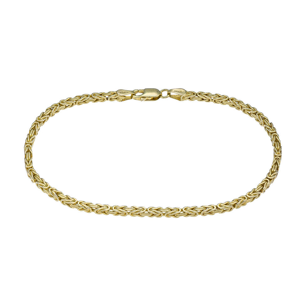 Thumbnail: Gold-plated 24K Silver 925 chain bracelet