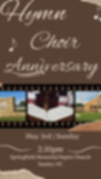 Hymn Choir Anniversary