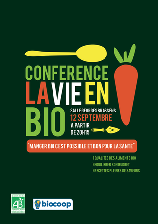 affiche la vie en bio