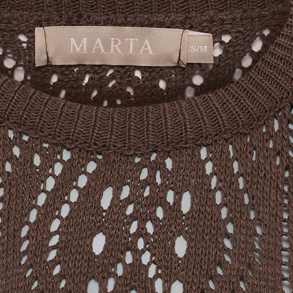 Marta du Chateau stickad topp Vina caffe