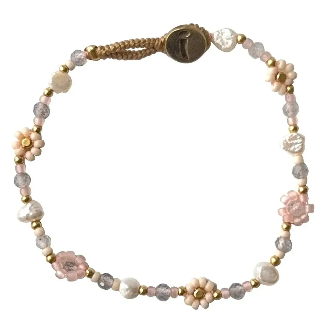 Ibu Jewels armband Lulu Flower Rose