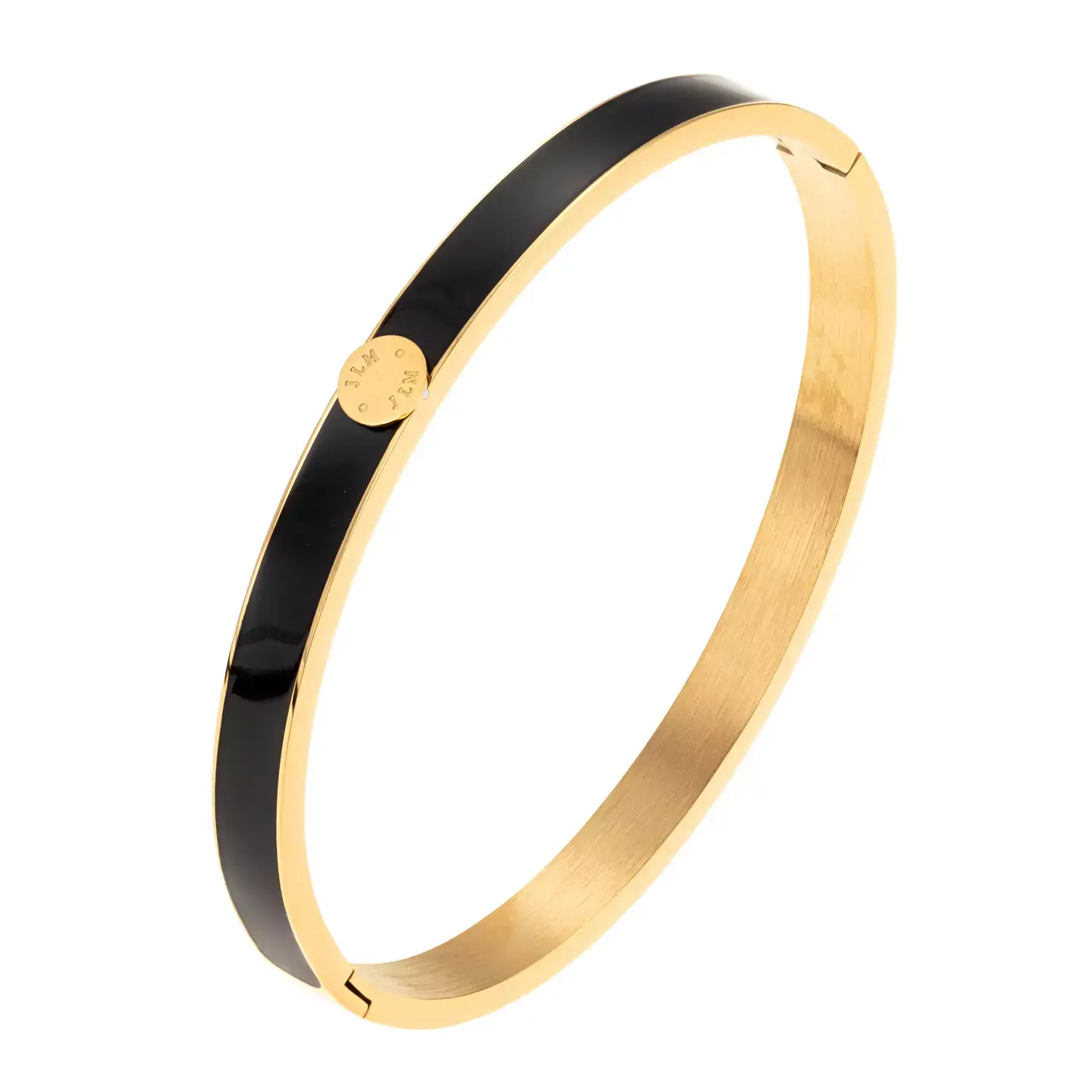 By Jolima Palermo bangle black gold