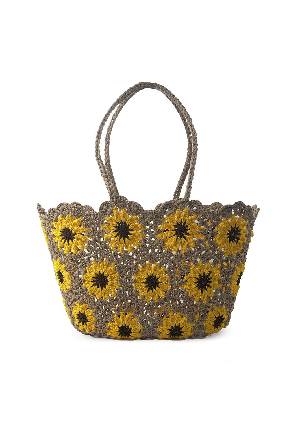 Ceannis Basket Sunflower Crochet Color
