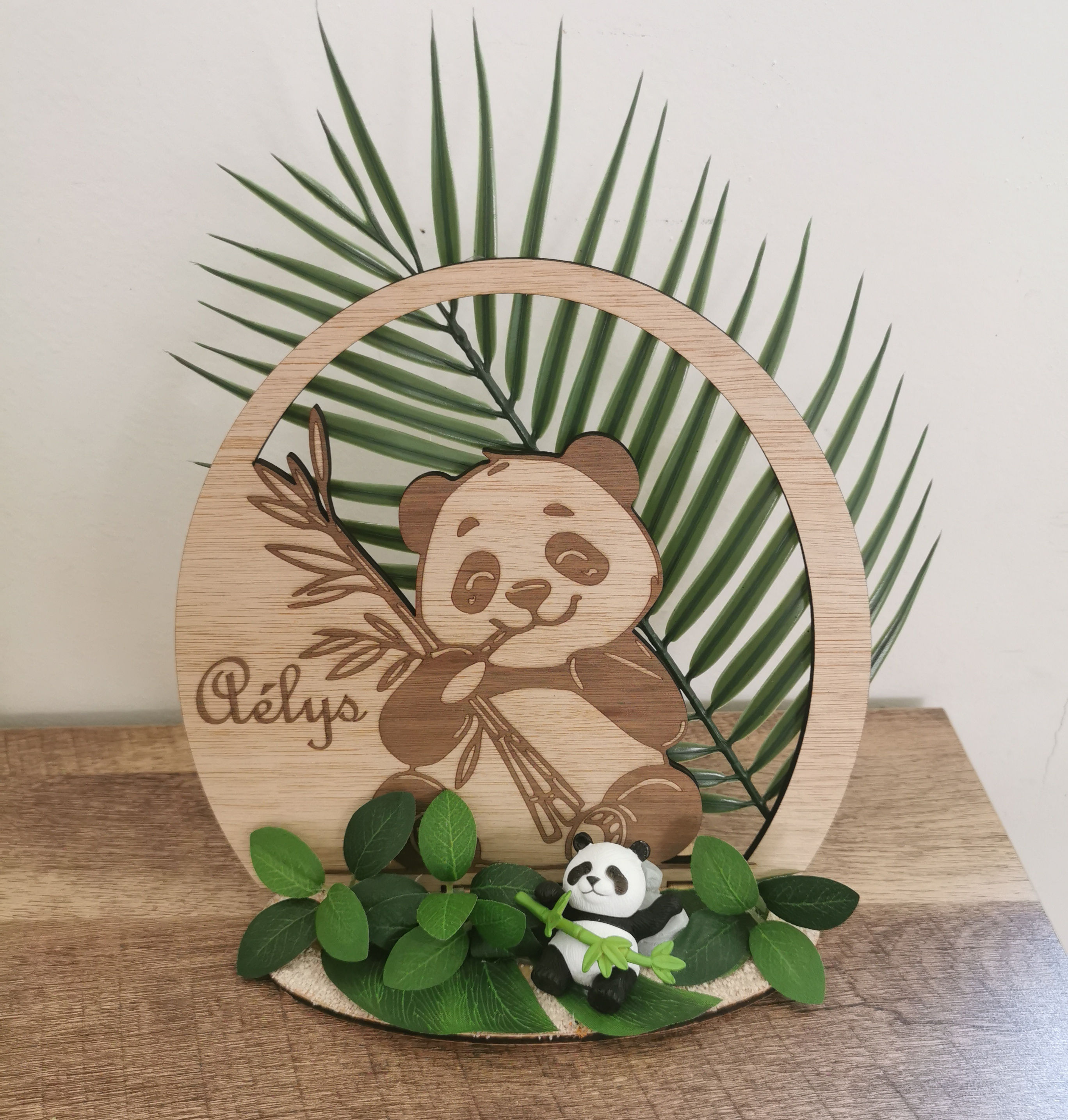 Centre de table panda.