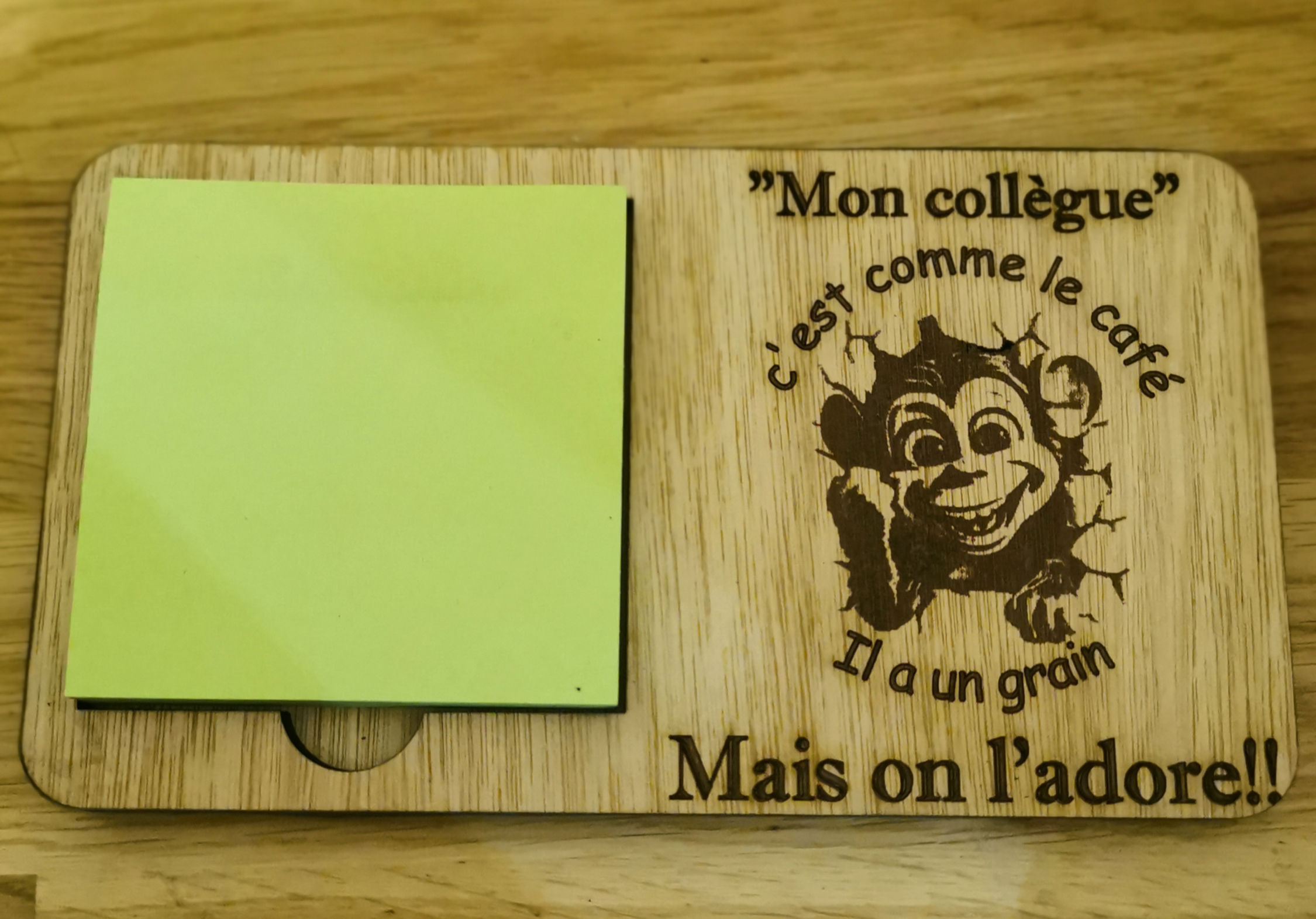 Bloc-notes "collègue"