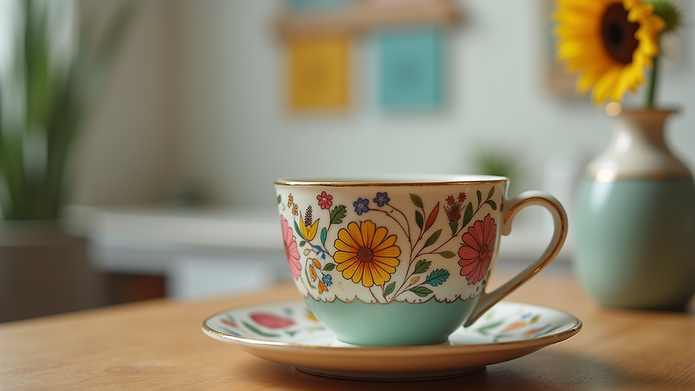Discover the Charm of Handmade Teacup Wall Pockets