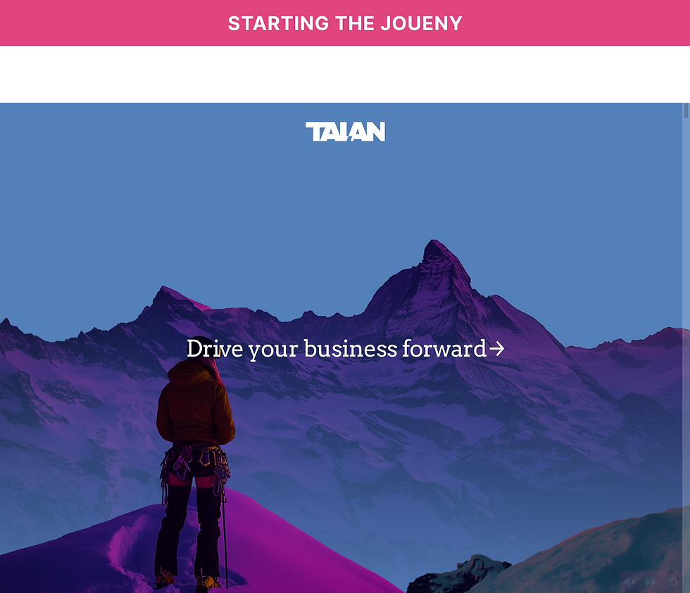 Starting the Journey