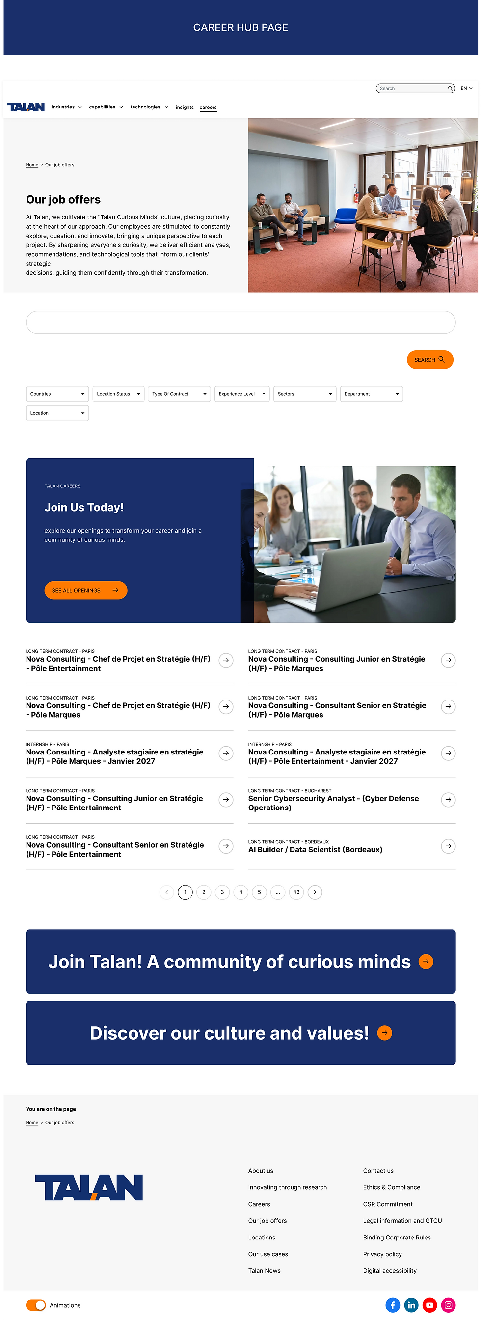 New Career Page