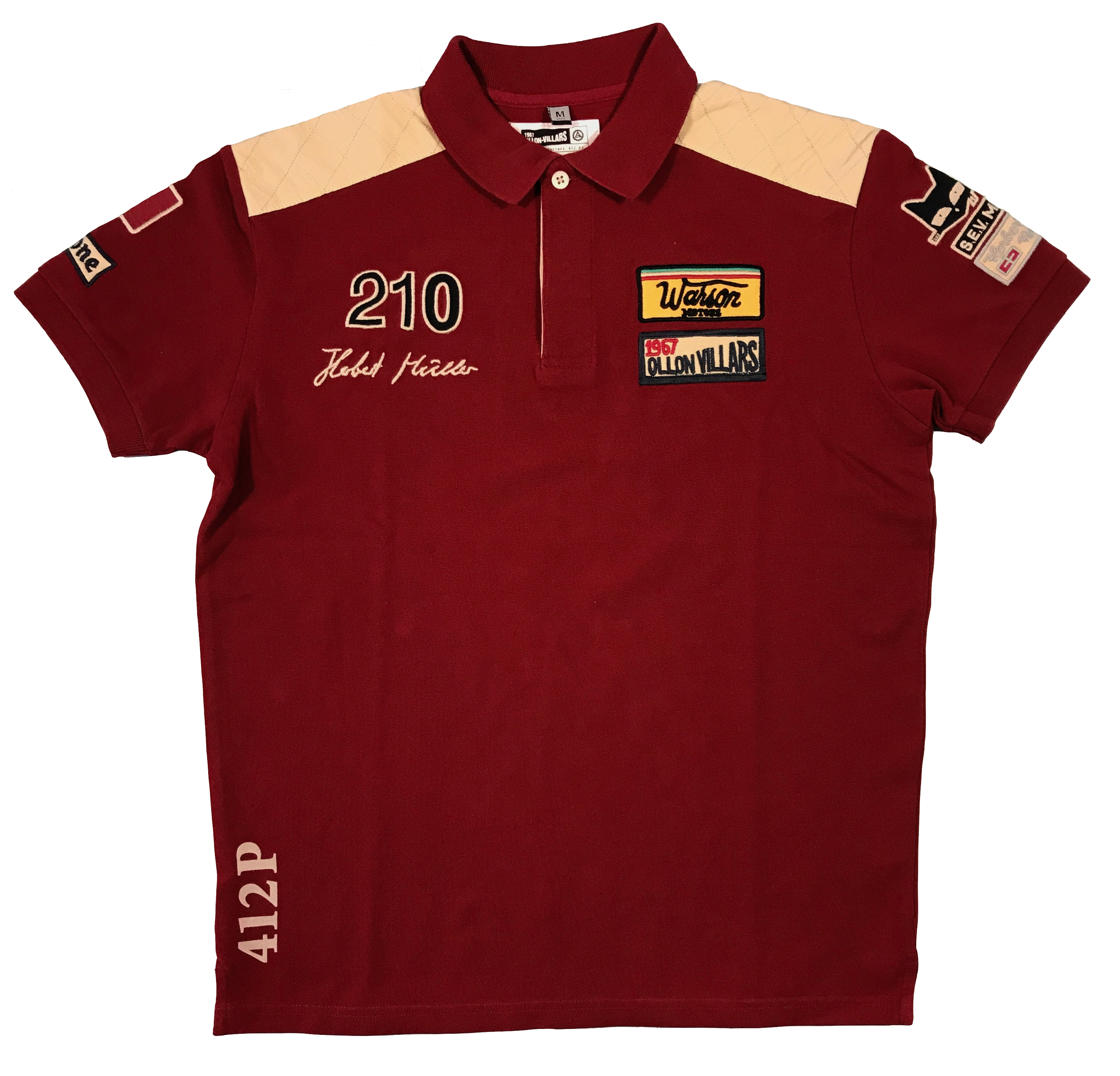 Warson Motors - Herren Polo-Shirt Ollon-Villars 1967, Red