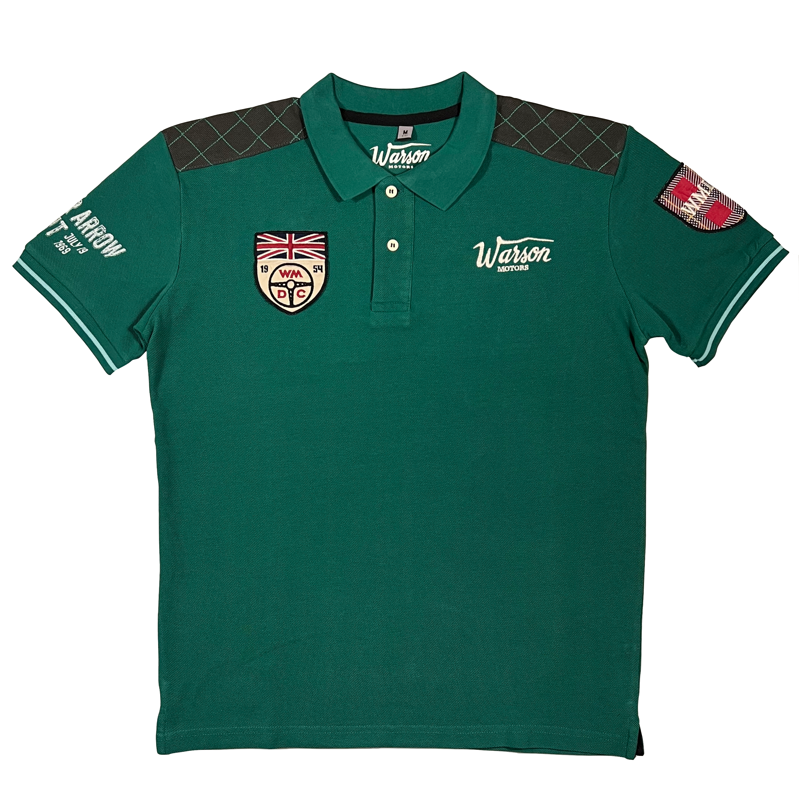 Warson Motors - Herren Polo Driver's club, racing green