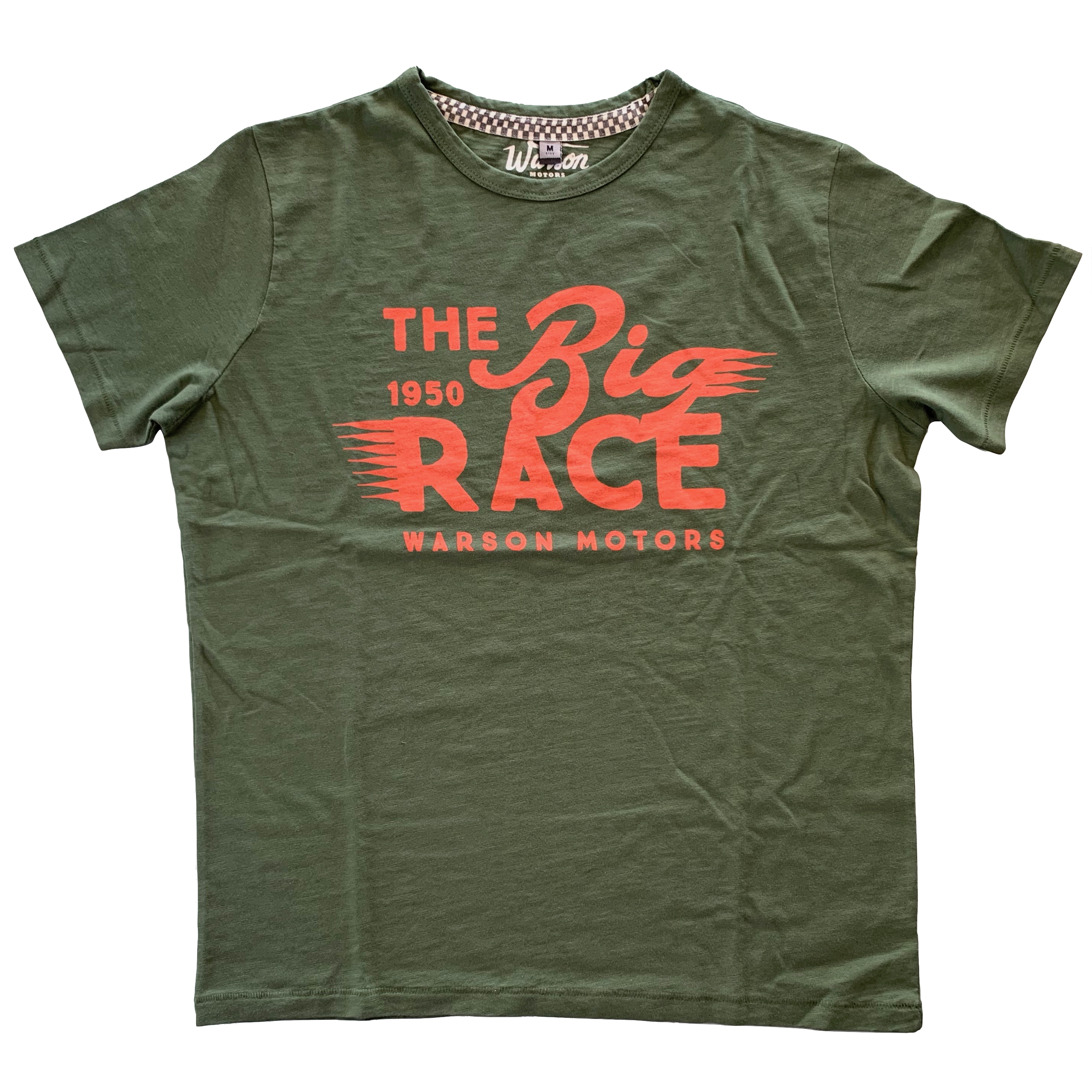 Warson Motors - Herren T-Shirt The Big Race 50 Olive