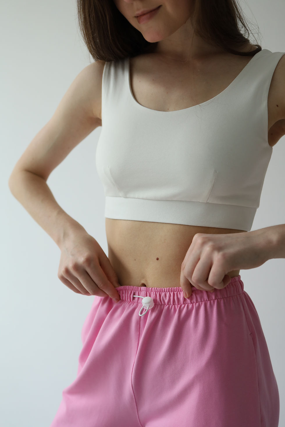 Прев'ю: Штани на фіксаторах з двохнитки