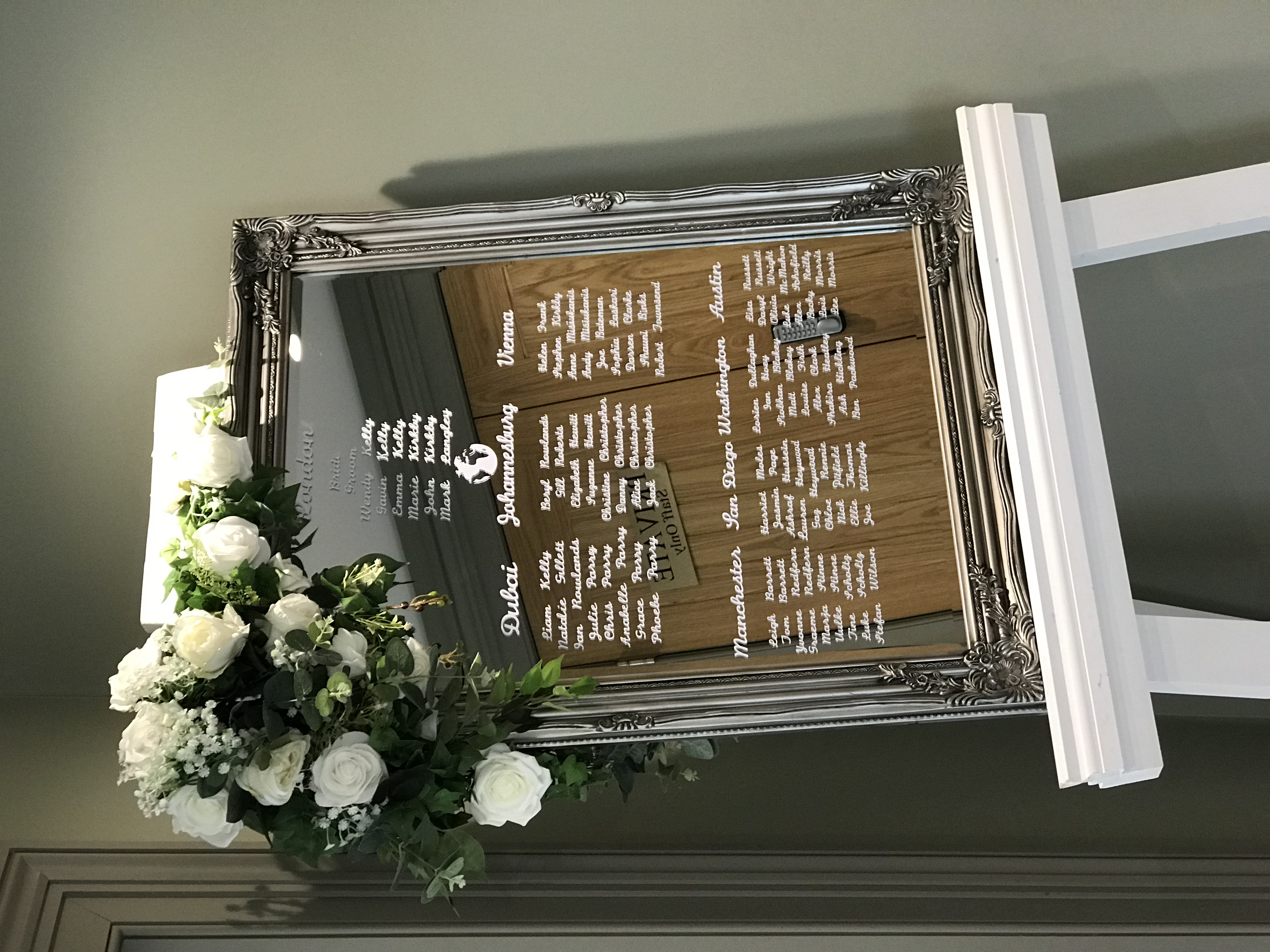 Mirror Table Plan