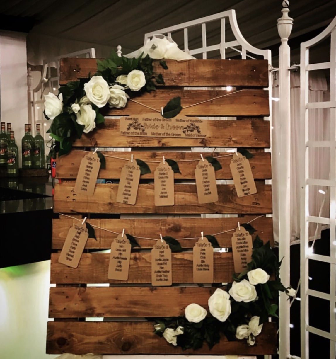 Pallet Table Plan