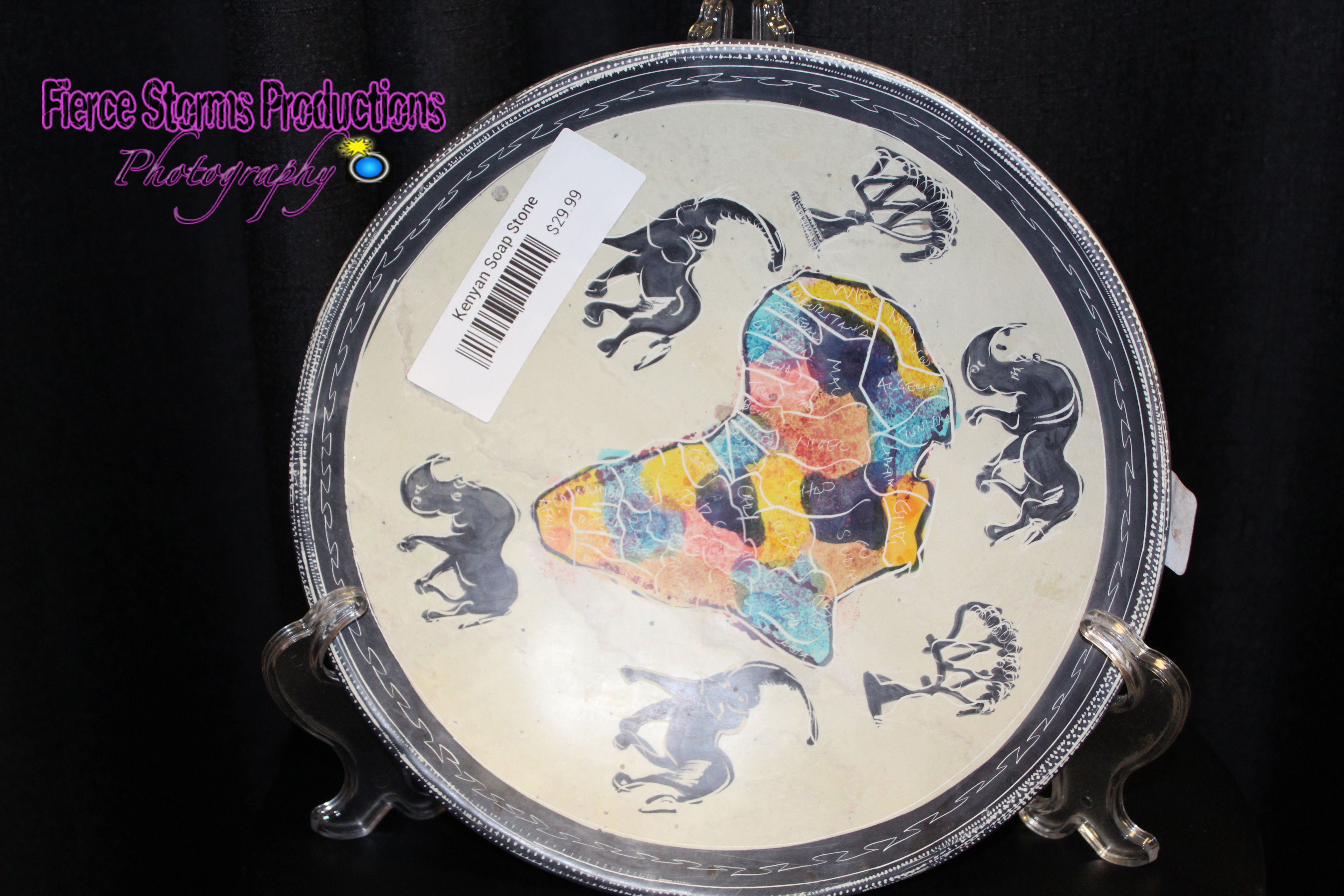 KENYAN SOAPSTONE PLATE 1