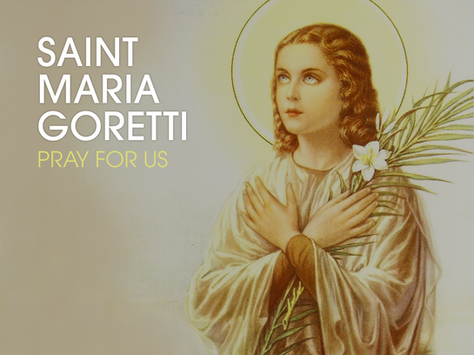 Saint Maria Goretti, pray for us