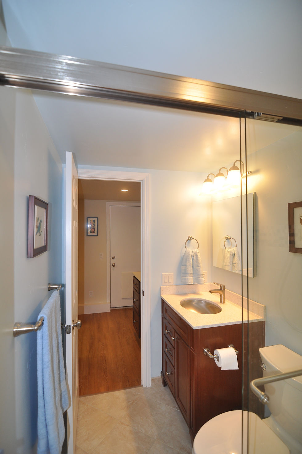 The Finished Studio Bathroom
