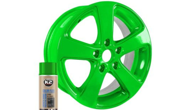 ספרי חישוקי מגניזיום צבע גומי ירוק בהה FLEX LIGHT GREEN 400 ML