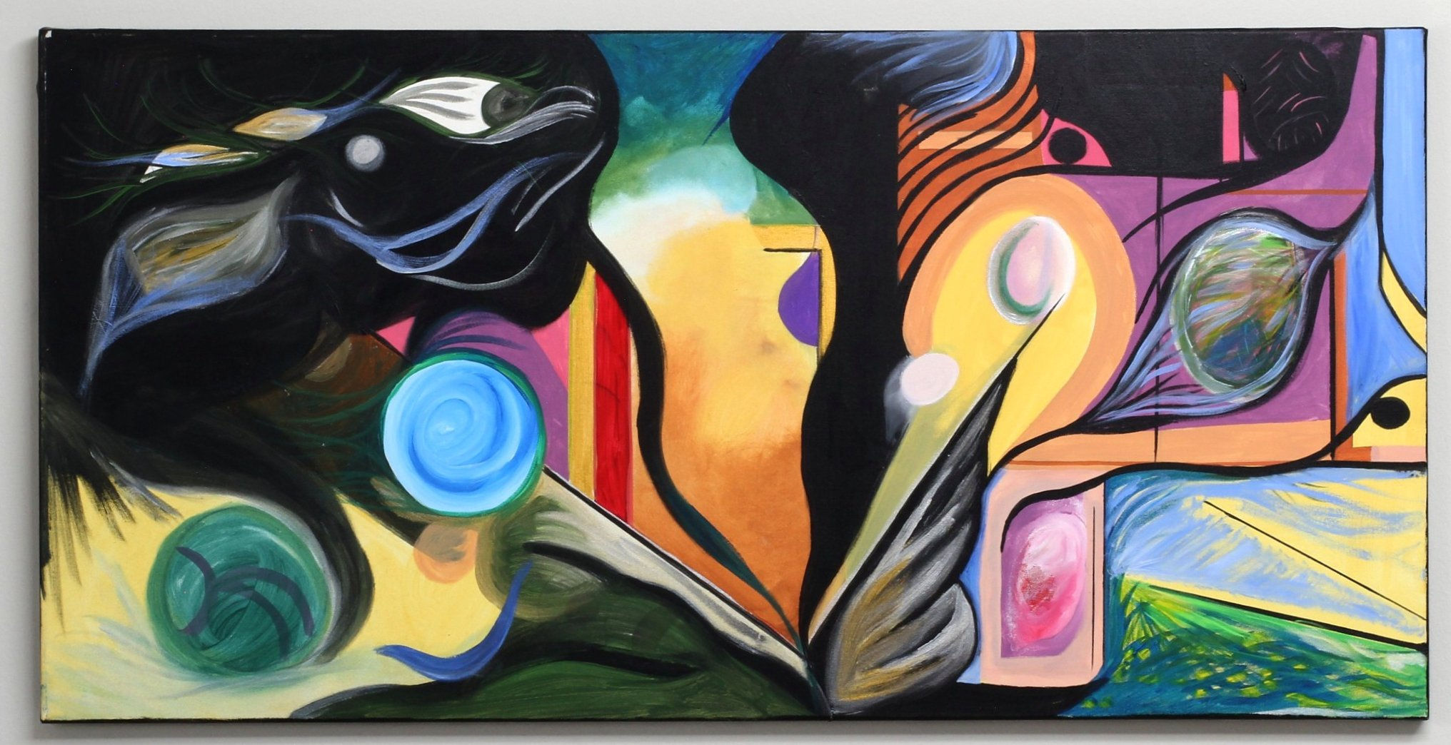 Mad Woman Mind (100x50cm)