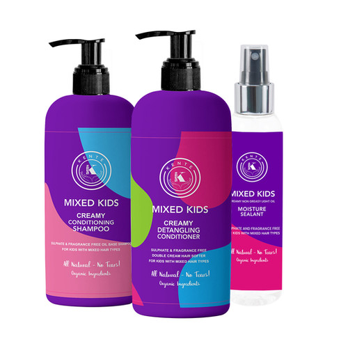 Mixed Kids Hair Care Sets Kente Beauty