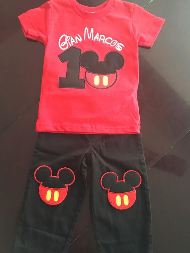 Trajesito de Mickey Mouse