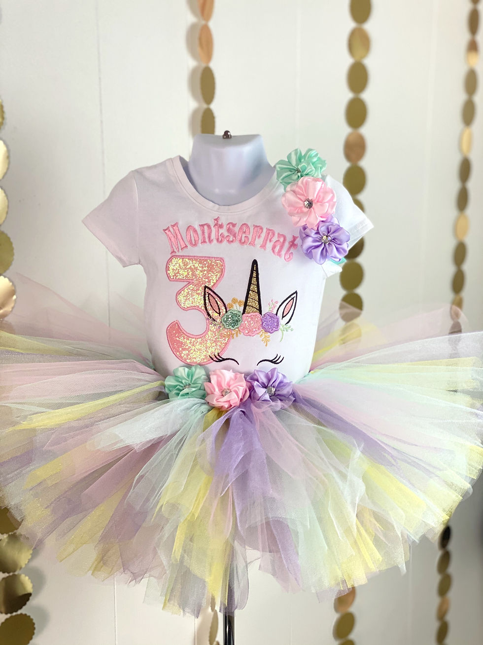 Tutu de Unicornio Tiras