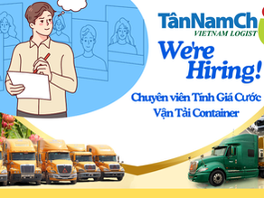 Tuyển dụng Chuyên viên Tính Giá Cước Vận Tải Container – Tân Nam Chinh Logistics
