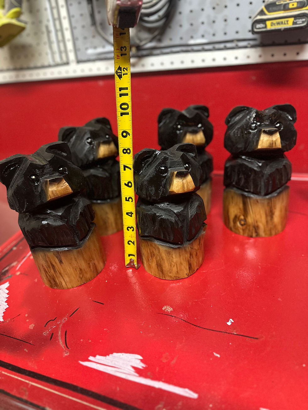 Thumbnail: 8” Bear in a Stump Chainsaw Carving MADE TO ORDER