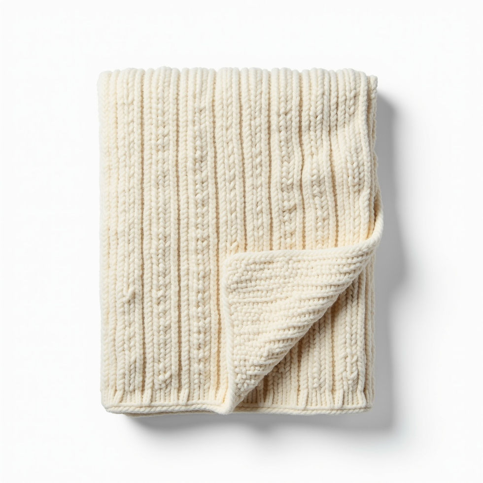 Cozy Cable Knit Throw