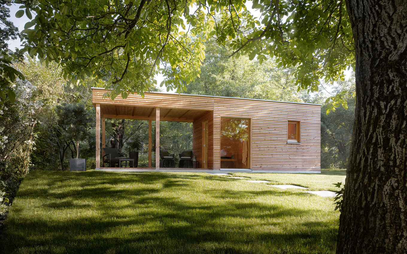 Klafs Уличная сауна TALO с возможностью террасы