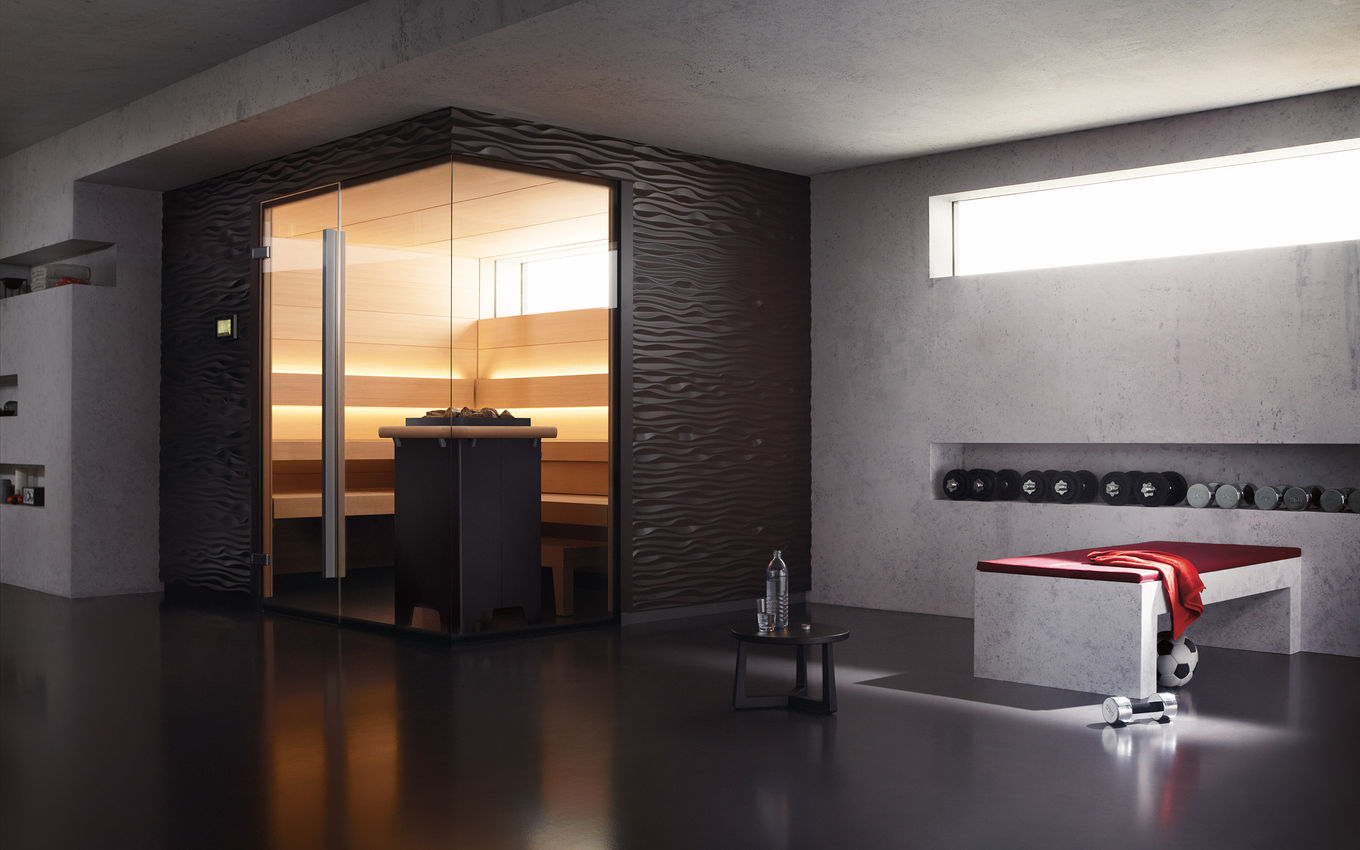 Отличительная внешняя облицовка Сауна Klafs SHAPE